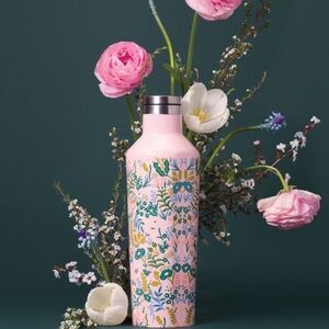 Corkcicle Rifle Paper Co Canteen 475ml - Pink Tapestry Floral Cottage